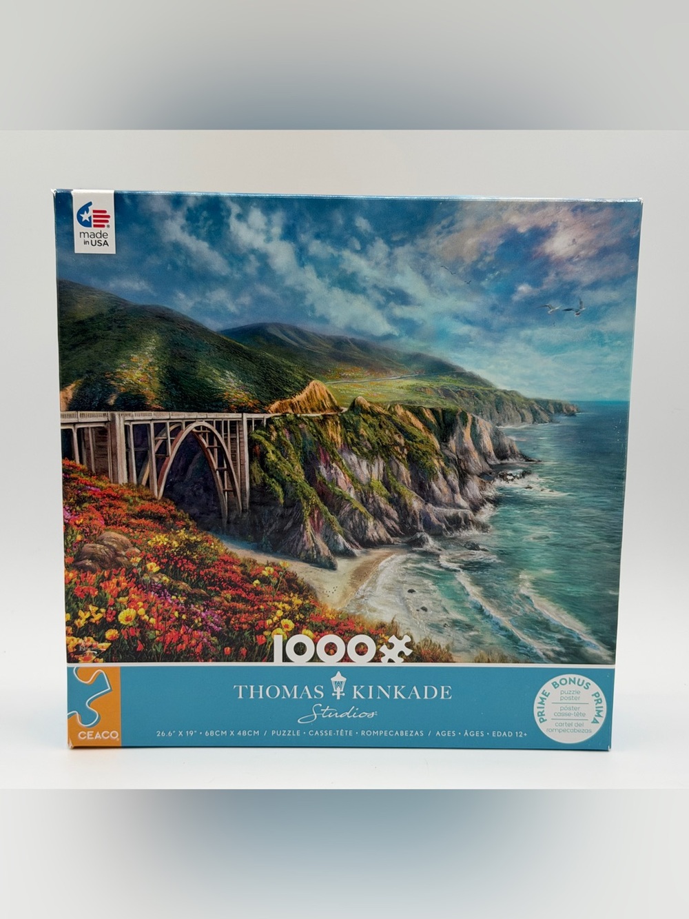 Thomas Kinkade Studios Big Sur 1000 Piece Jigsaw Puzzle Ceaco 2024 - Brand New